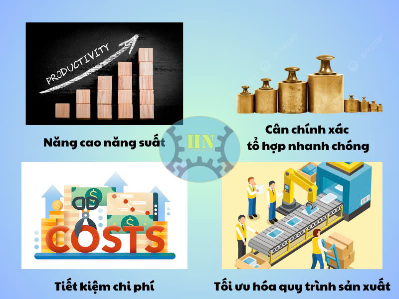 Ưu điểm vượt trội của máy cân tổ hợp 18 đầu cân 