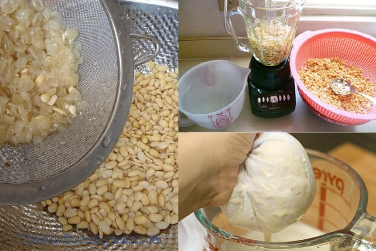 cách làm đậu phụ mềm béo bằng máy xay vắt sữa đậu nành công nghiệp