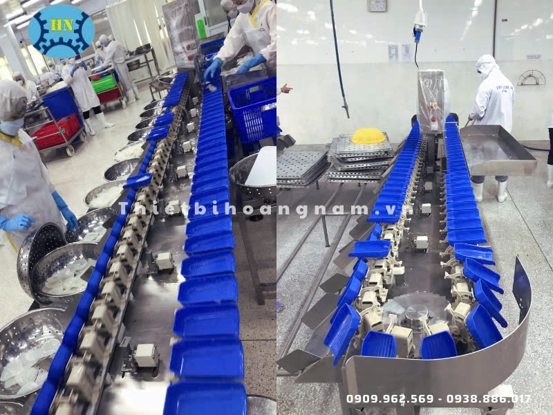 Máy phân cỡ chân gà