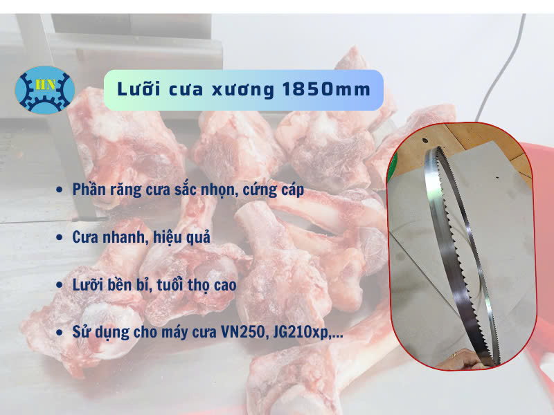 Lưỡi cưa xương 1850mm Hoàng Nam