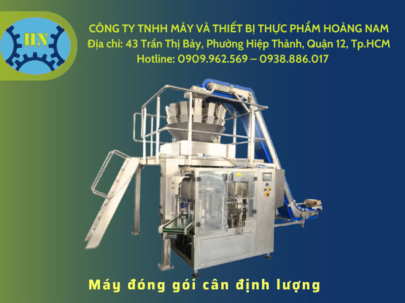 Máy đóng gói cân tổ hợp Hoàng Nam