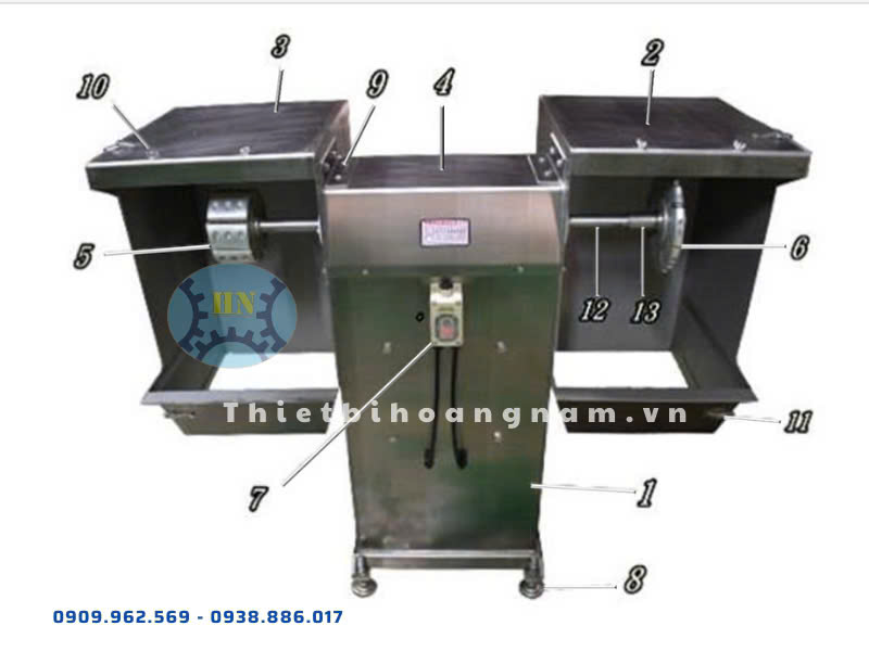 Cấu tạo máy bào da cá ngừ đại dương
