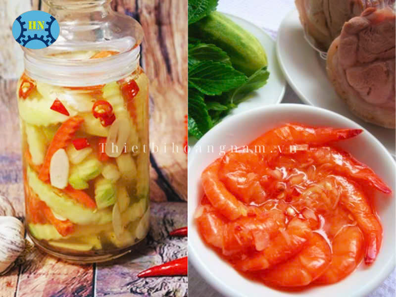 Dưa món tôm chua