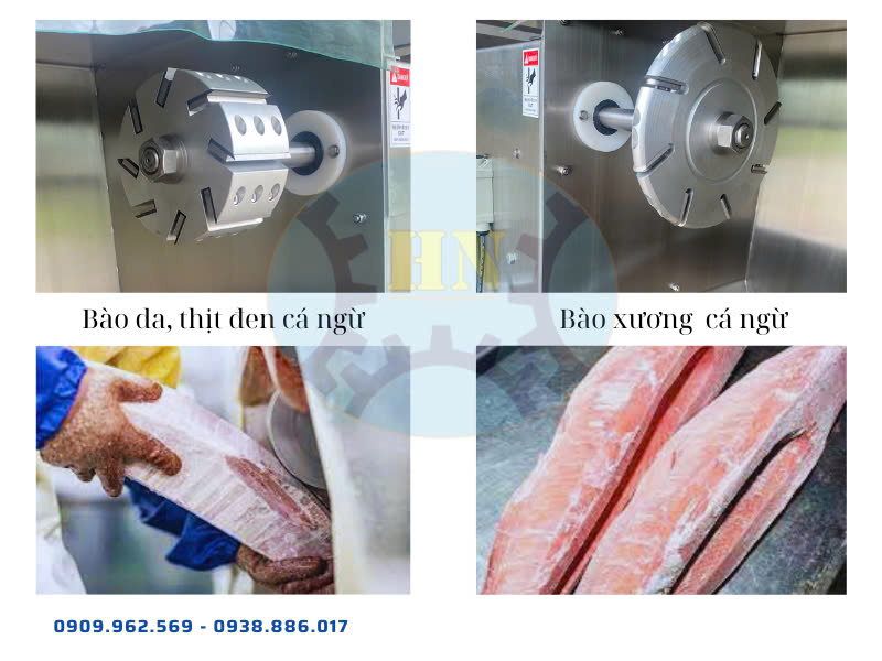 Máy bào da cá ngừ đại dương