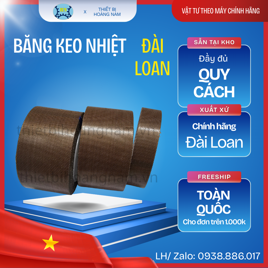 Những Câu Hỏi Thường Gặp Khi Sử Dụng Băng Keo Vải Chịu Nhiệt 1 Băng keo vải chịu nhiệt là loại băng keo kỹ thuật chuyên dụng, được thiết kế để làm việc trong môi trường nhiệt độ cao, thường dùng tại vị trí thanh nhiệt, điện trở và bộ phận hàn – ép của máy móc công nghiệp.