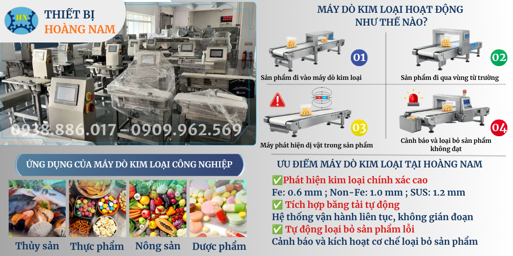 Top 5 máy dò kim loại công nghiệp được sử dụng nhiều nhất hiện nay 1 Các lý do nên chọn máy dò kim loại công nghiệp